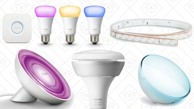 Rebajas en luces Philips Hue de segunda mano | AmazonGráfico: Shep McAllister